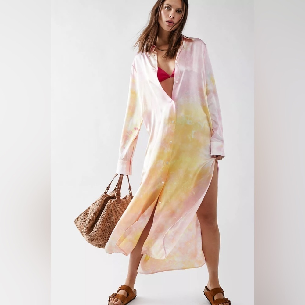 NWT FP x Riverside Tool & Dye Maxi Buttondown